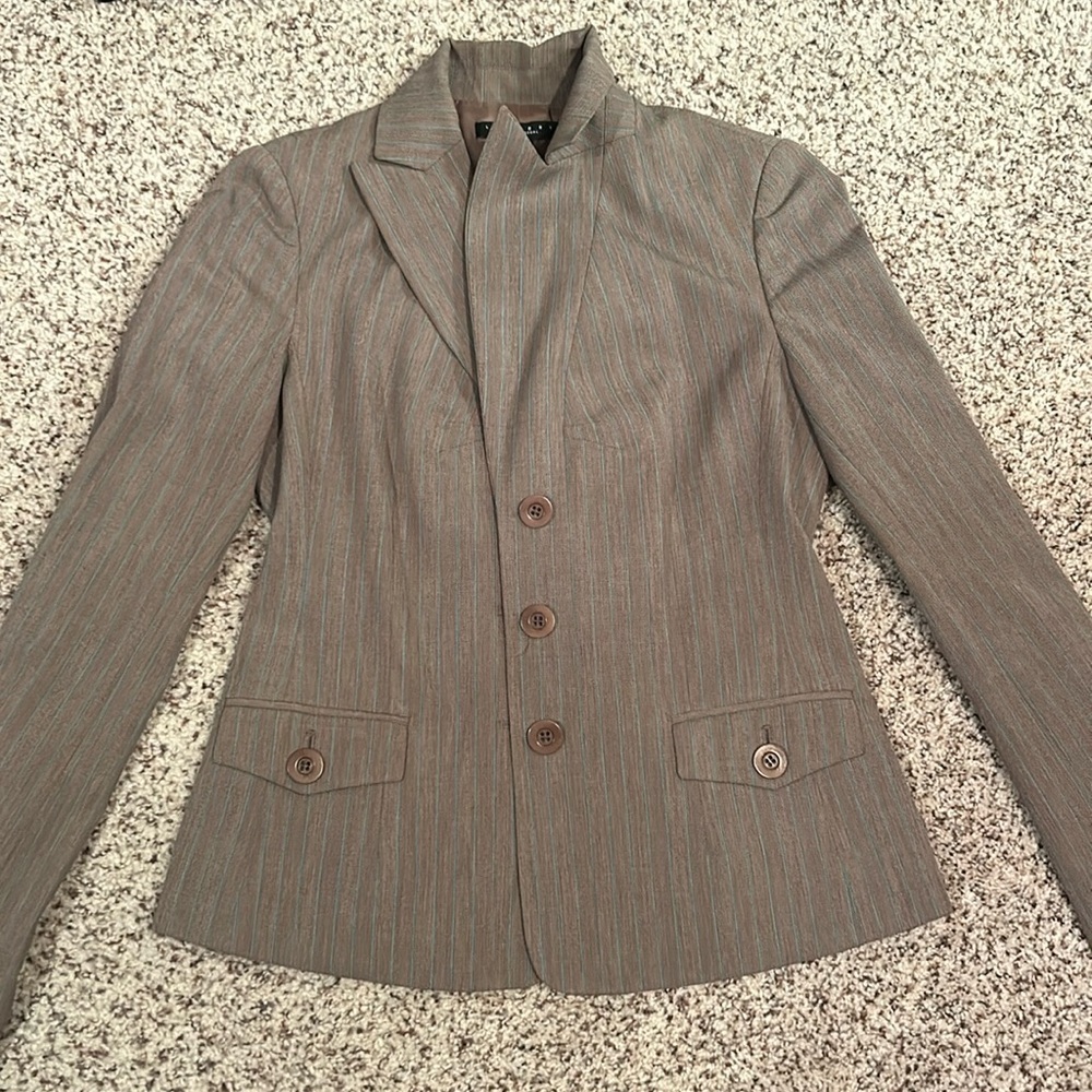 Laundry by Shelli Segal size 4 brown blazer